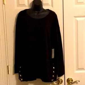 Chico’s Zenergy Long sleeve Top -Black